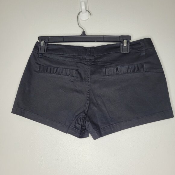 Vintage y2k Volcom black low rise short shorts skater girl size 5 - Picture 2 of 7